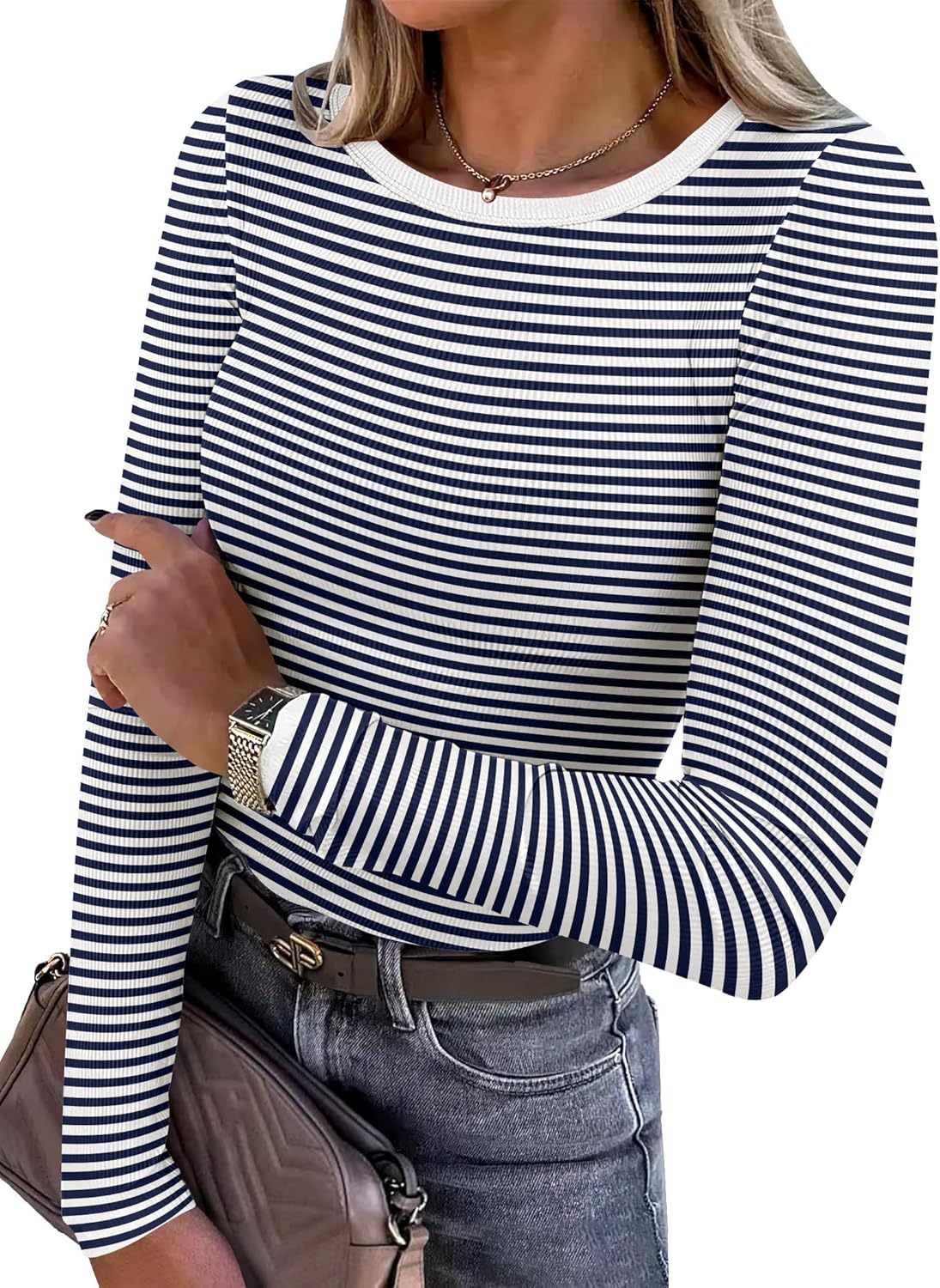 Meliora – Ribbed Long Sleeve Top