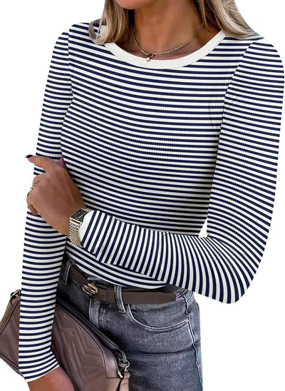 Meliora – Ribbed Long Sleeve Top