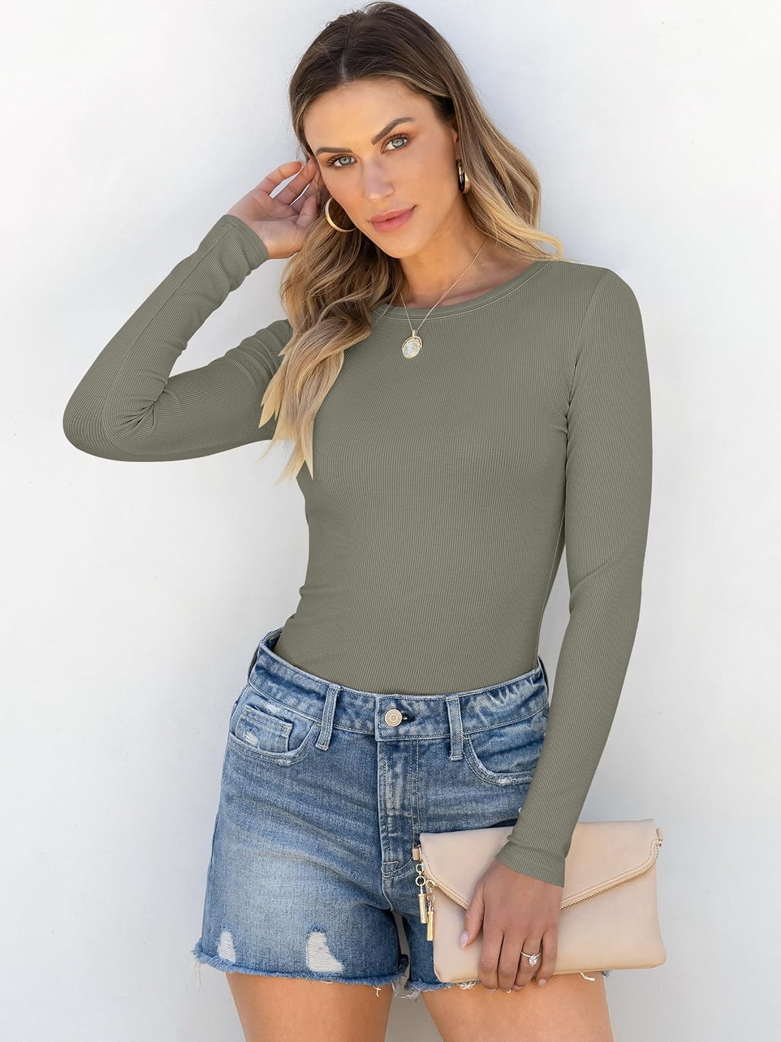 Meliora – Ribbed Long Sleeve Top