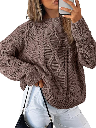 Chloe - Chunky Knit Crewneck