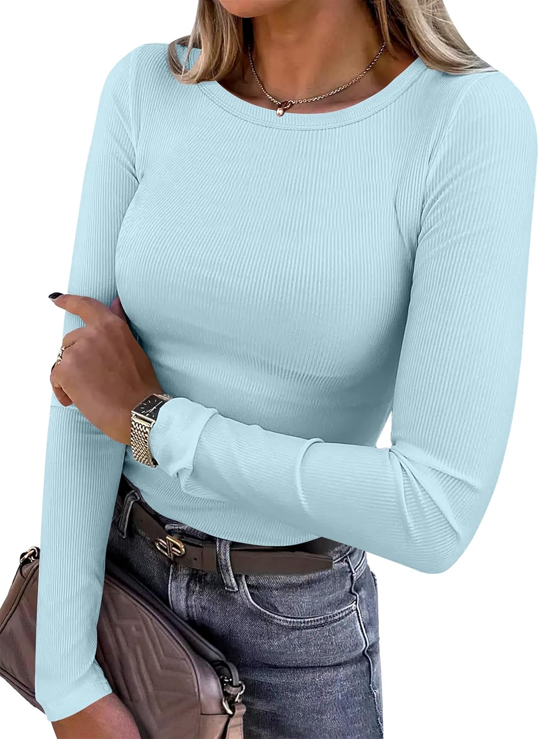 Meliora – Ribbed Long Sleeve Top