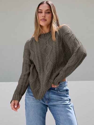 Chloe - Chunky Knit Crewneck