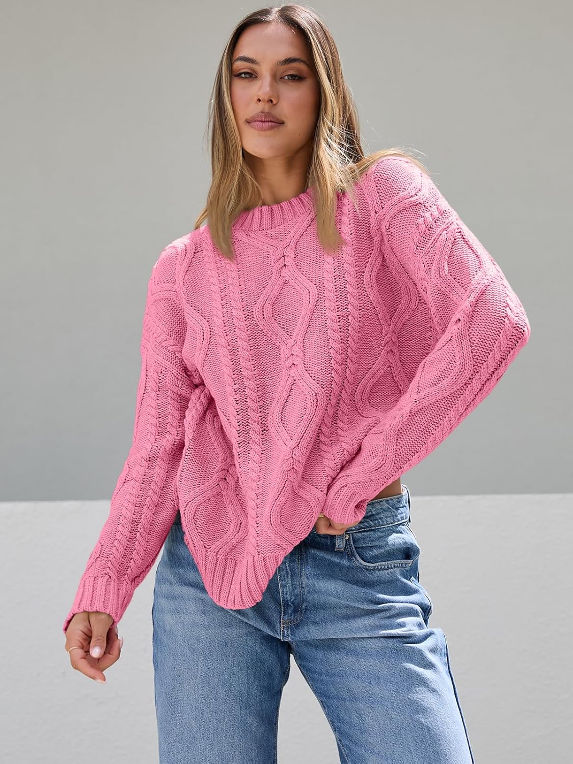 Chloe - Chunky Knit Crewneck