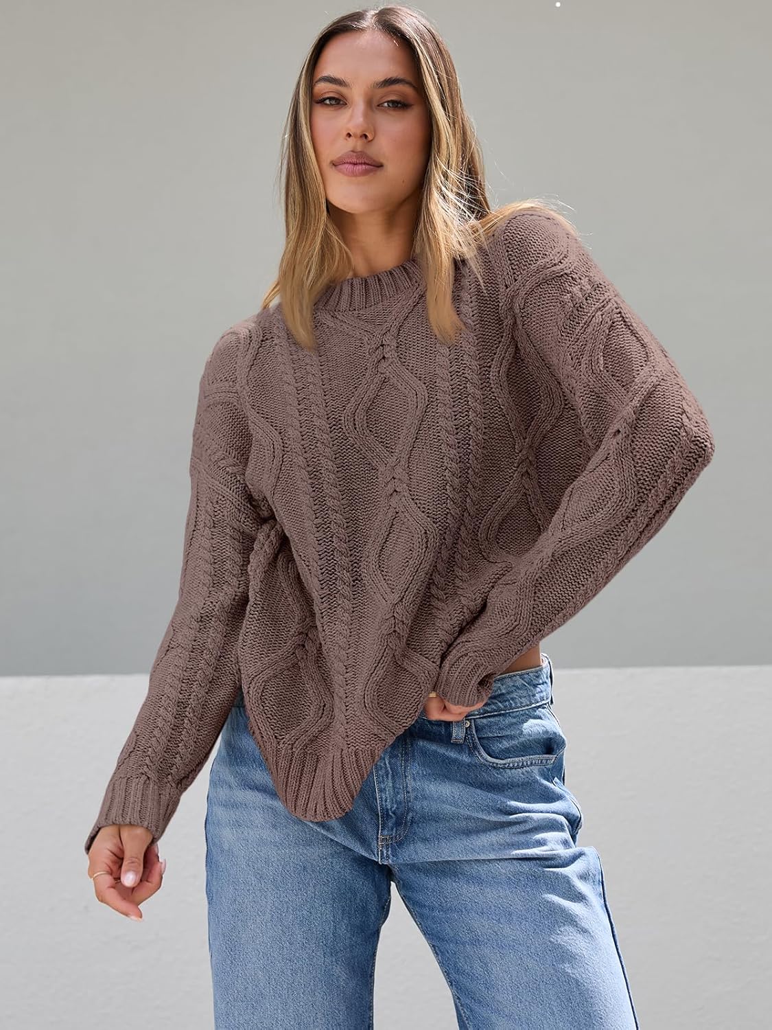 Chloe - Chunky Knit Crewneck