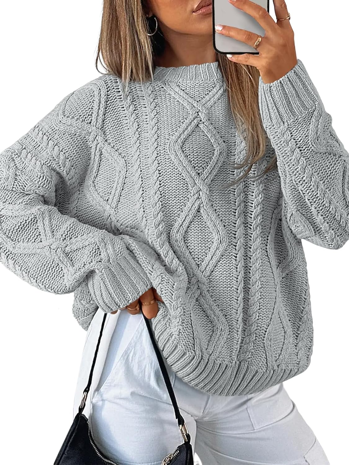 Chloe - Chunky Knit Crewneck