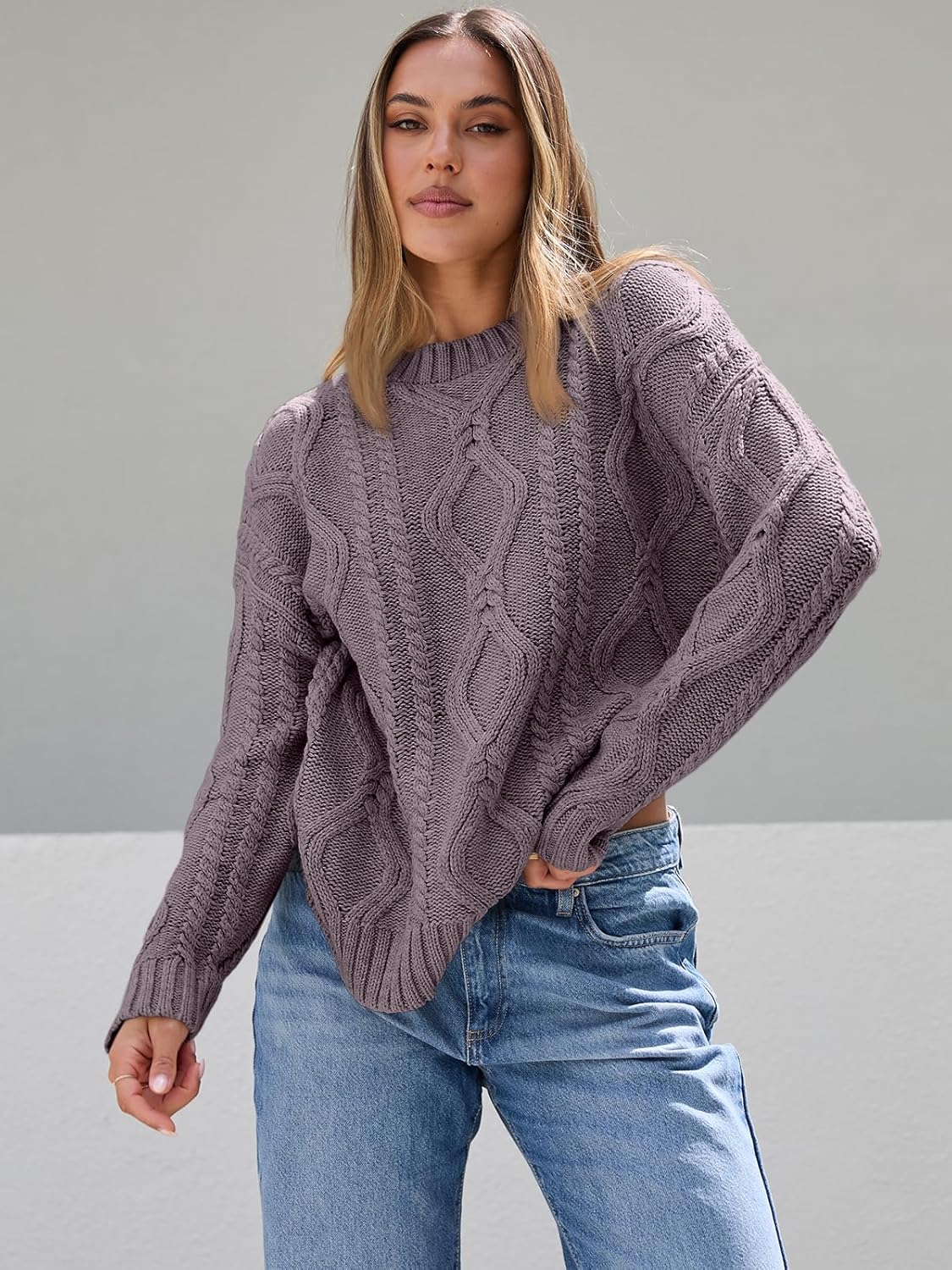 Chloe - Chunky Knit Crewneck