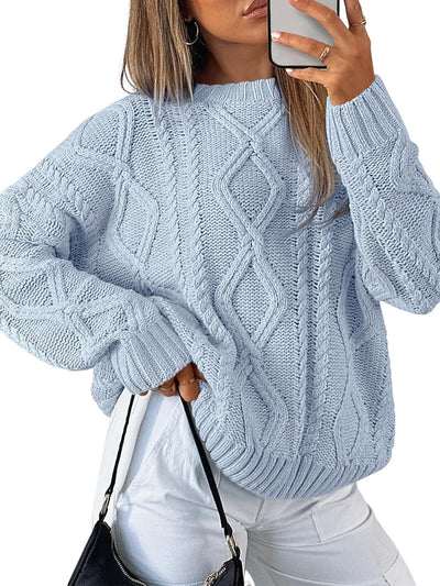 Chloe - Chunky Knit Crewneck