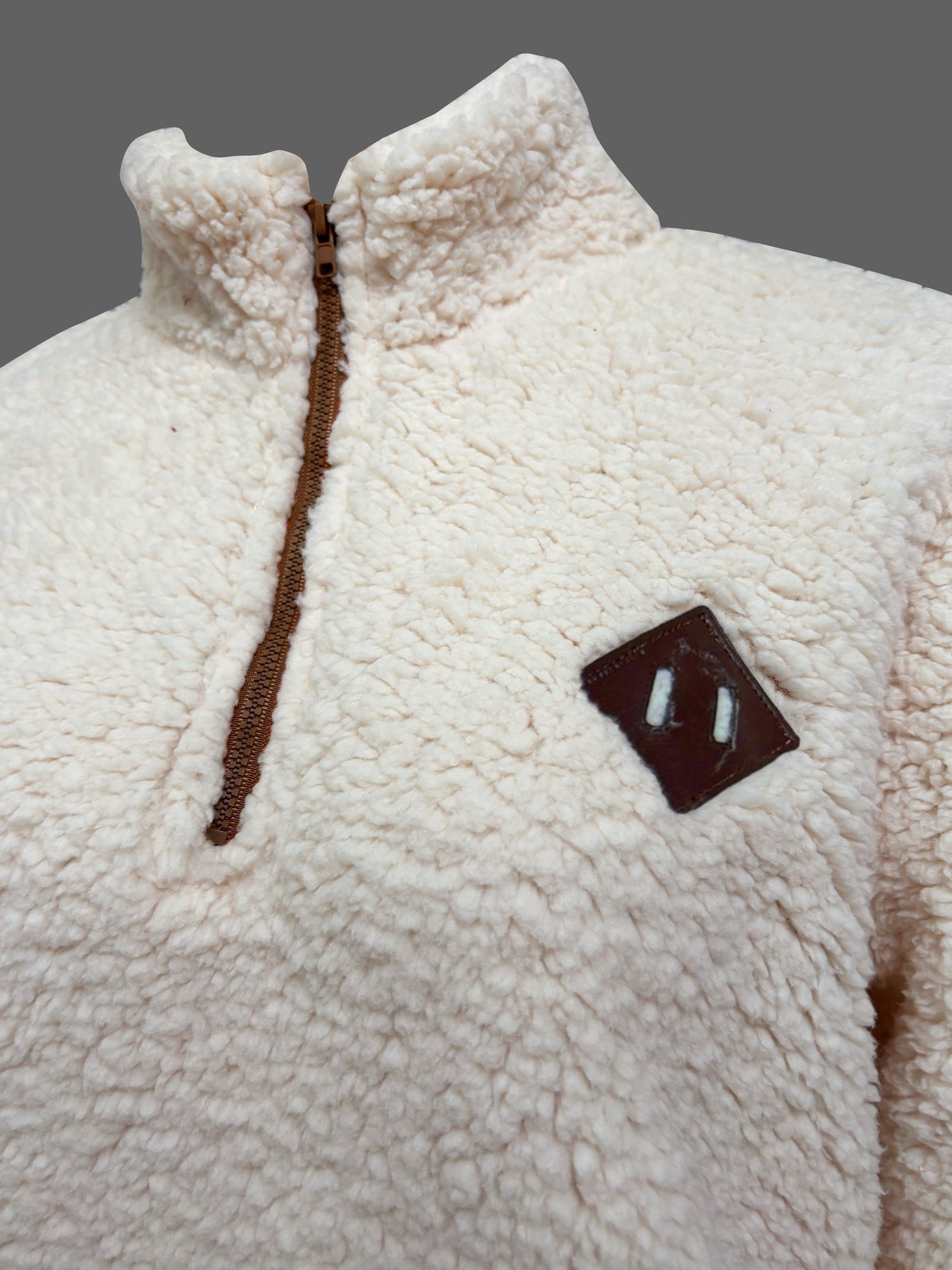 Lily | Patch Quarter Zip Pullover