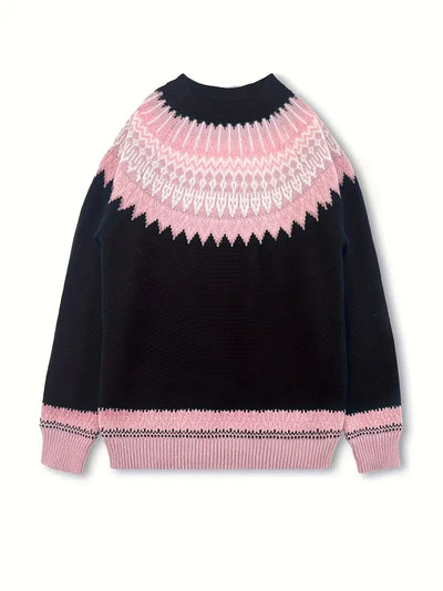 Claire - Nordic Charm Knit Sweater