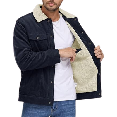 Borg - Men's Lined Winter Jacket
