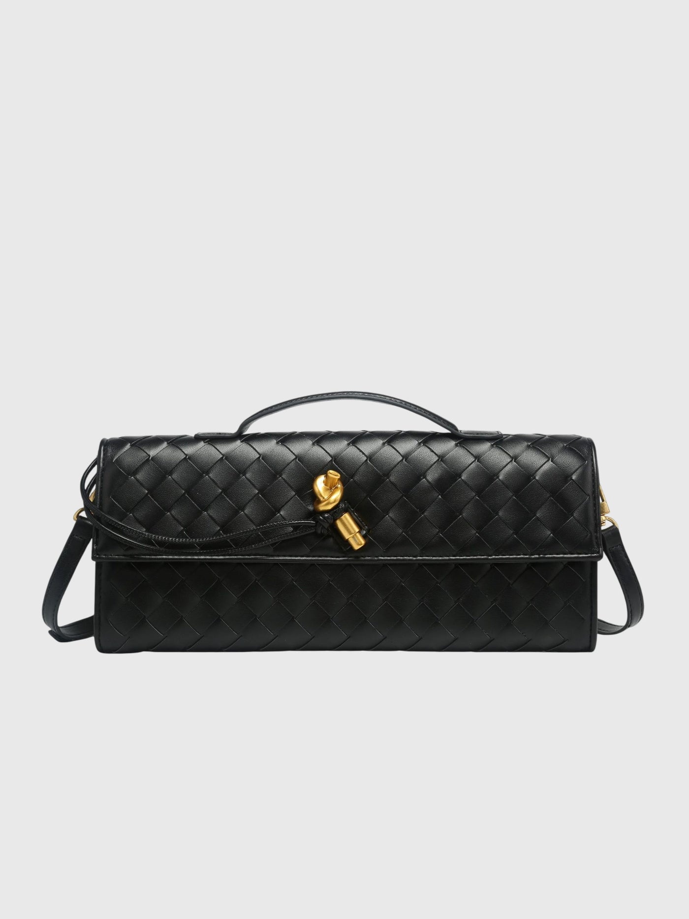 Camila - Elegant Slim Woven Clutch