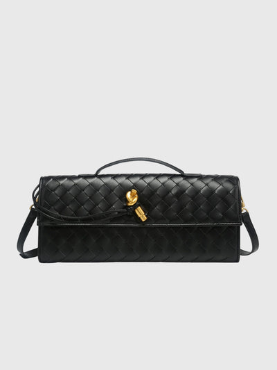 Camila - Elegant Slim Woven Clutch