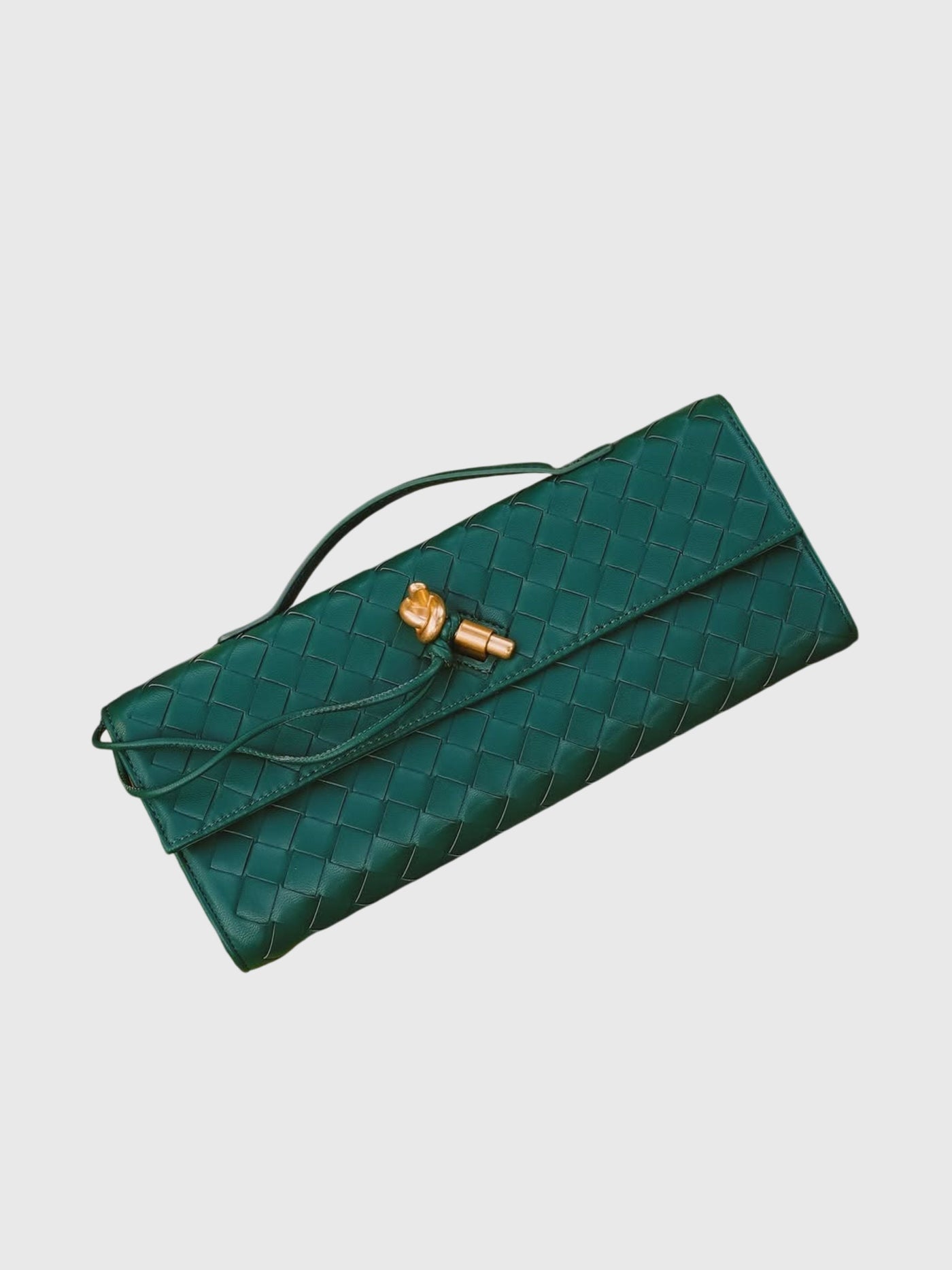 Camila - Elegant Slim Woven Clutch