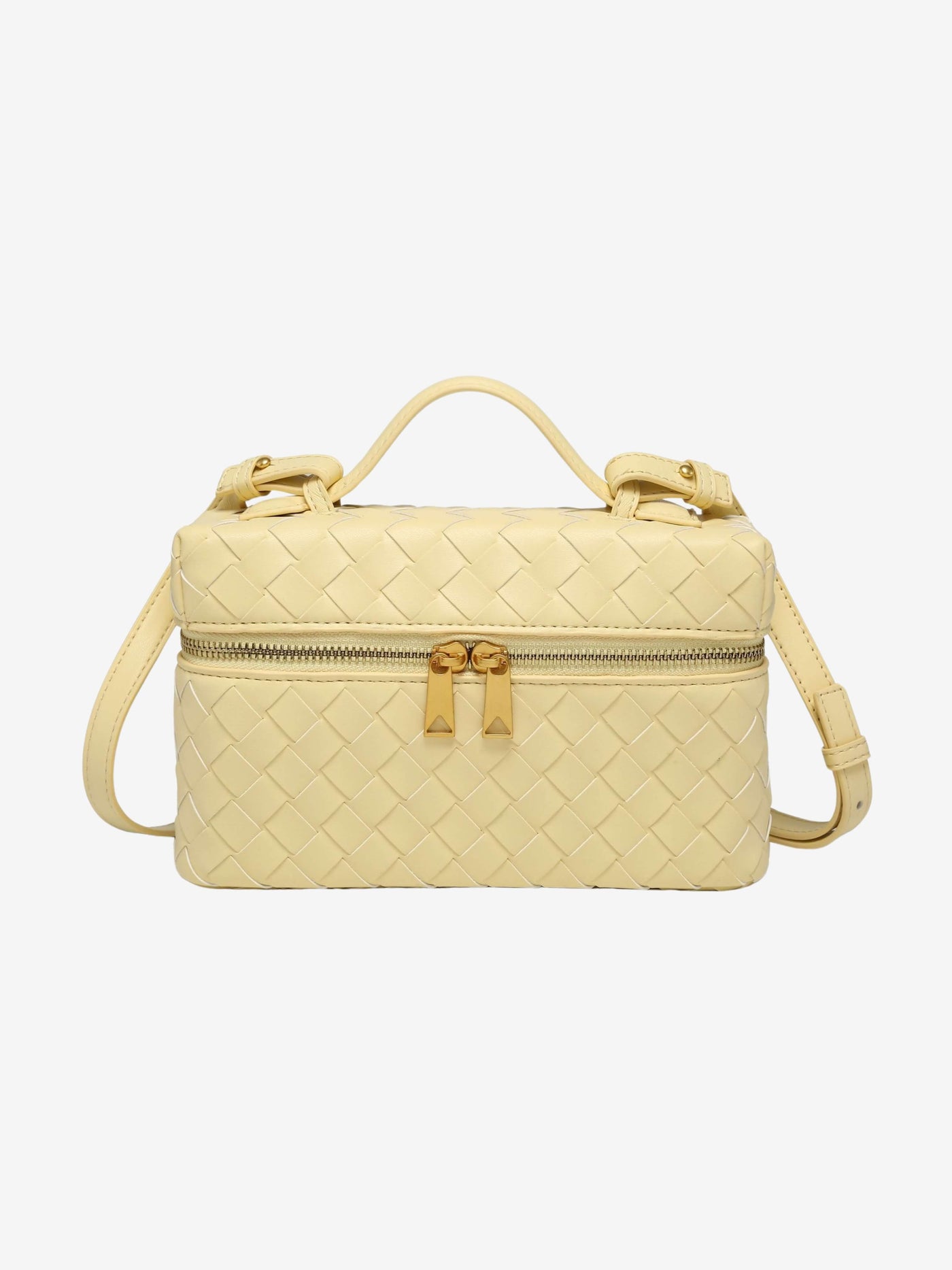 Juliette - Sleek Woven Structured Handbag