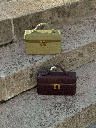 Juliette - Sleek Woven Structured Handbag