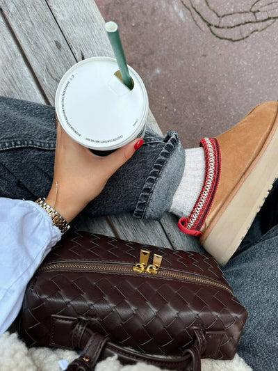 Juliette - Sleek Woven Structured Handbag