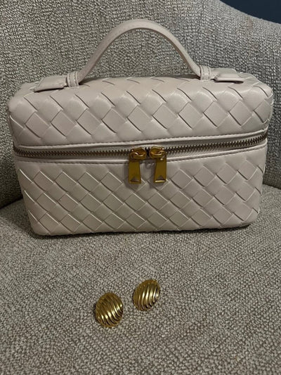 Juliette - Sleek Woven Structured Handbag