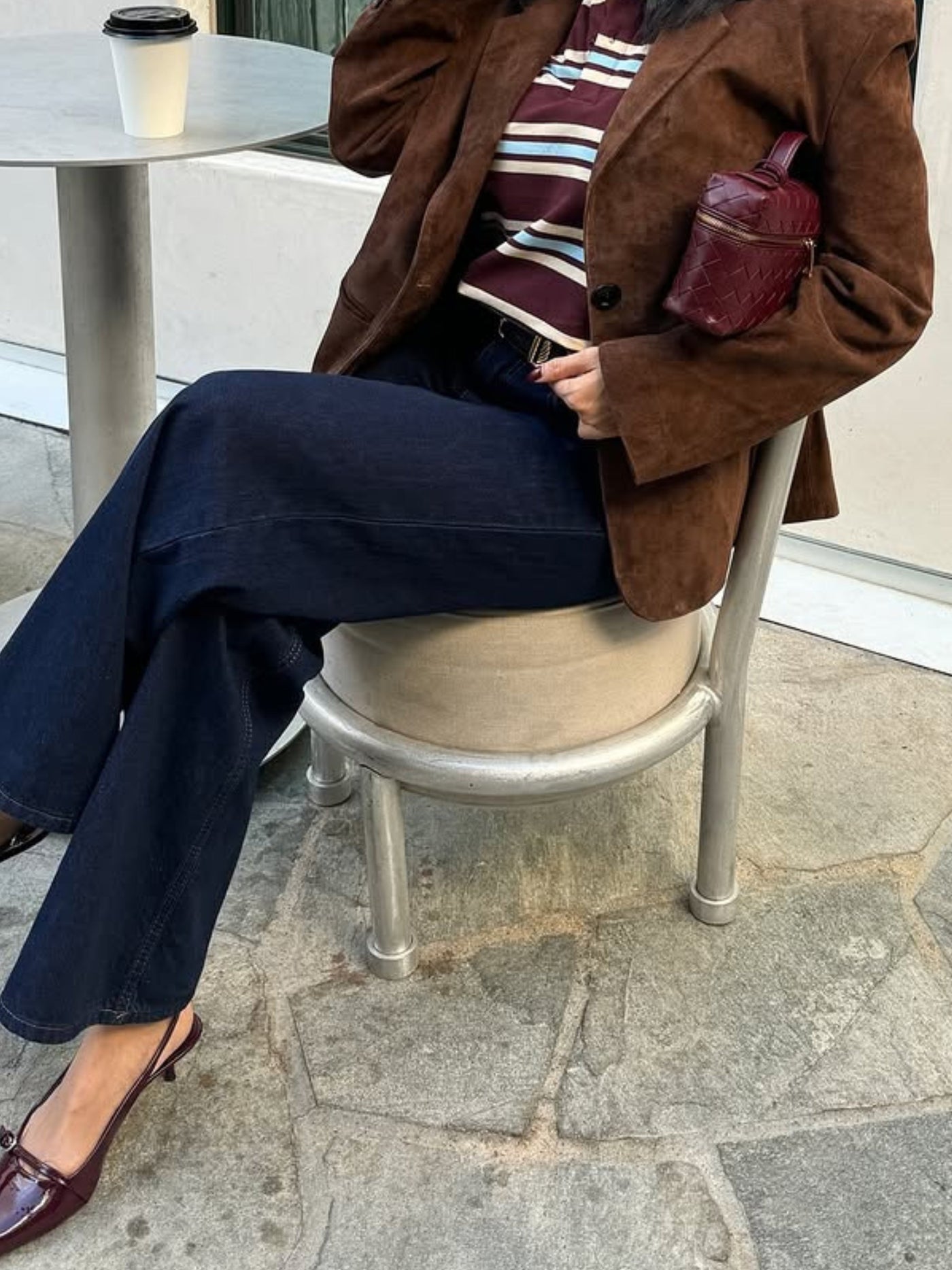 Juliette - Sleek Woven Structured Handbag