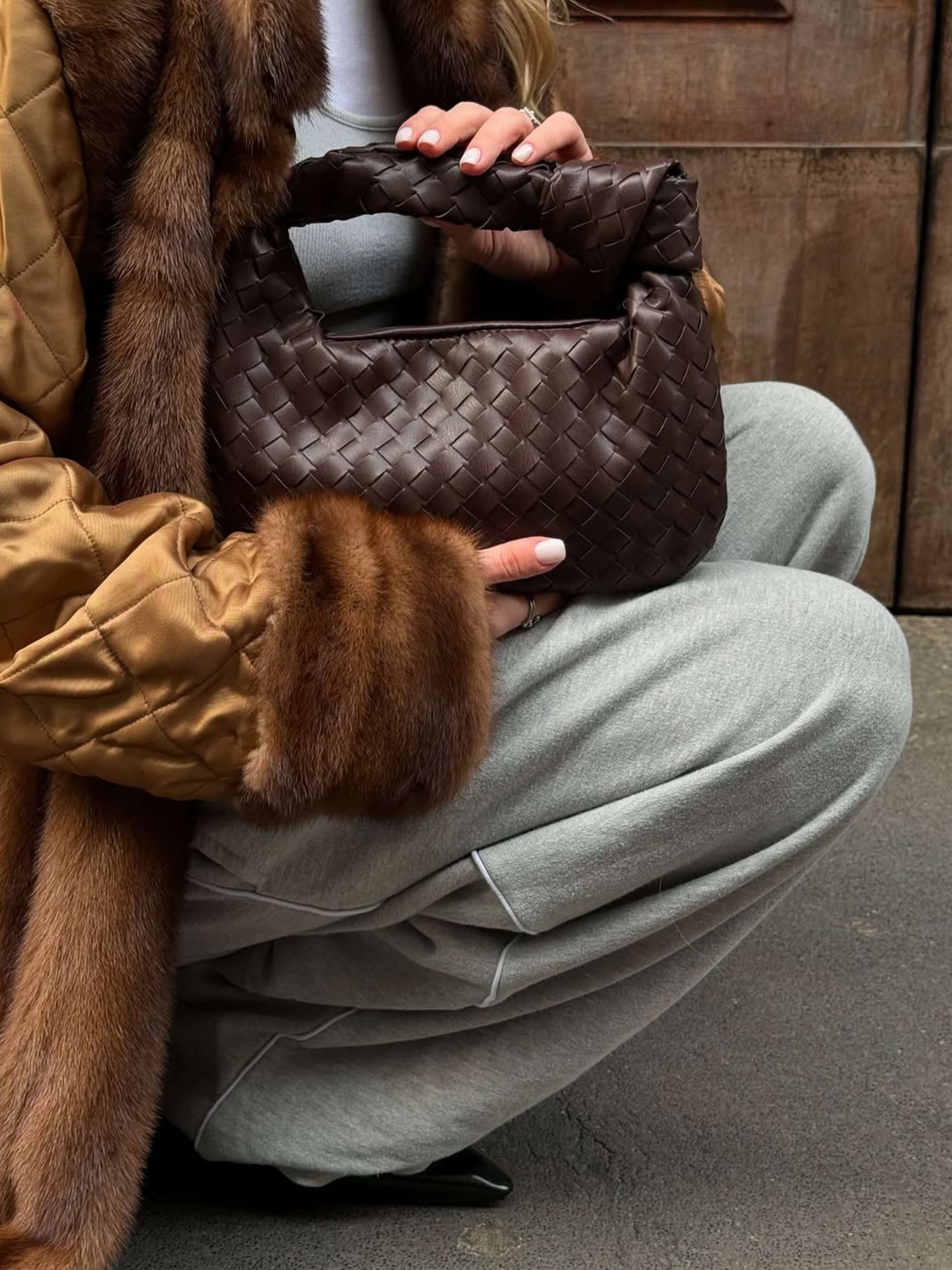 Sienna - Petite Braided Handle Bag