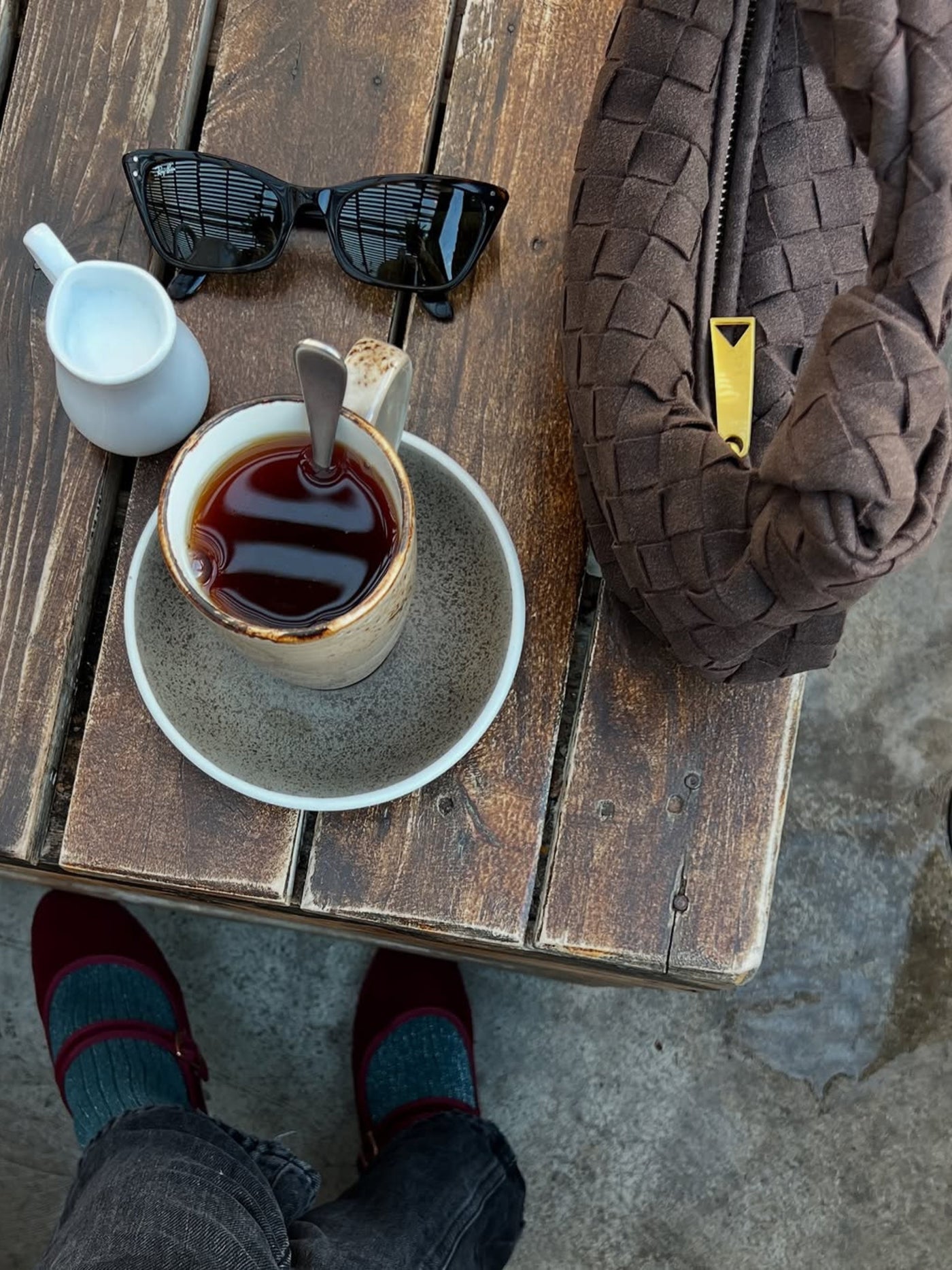 Renee - Plush Braided Mini Suede Handbag