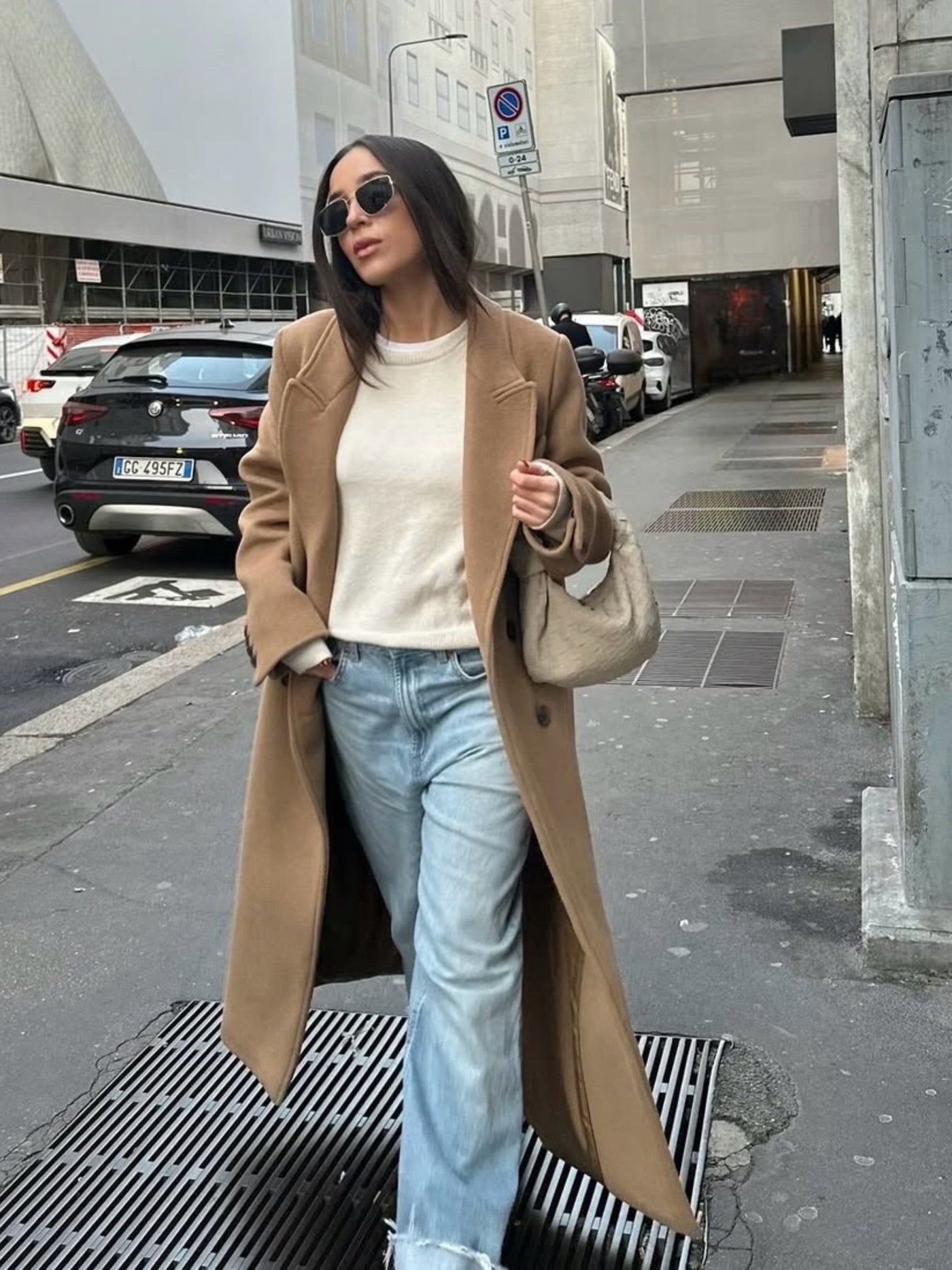 Renee - Plush Braided Mini Suede Handbag