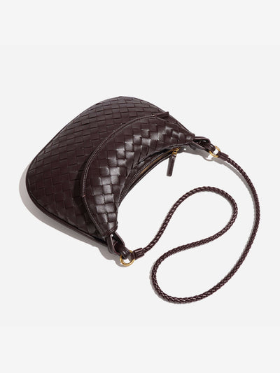 Sarah - Versatile Woven Shoulder Bag
