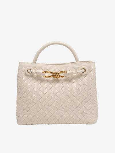 Eloise - Compact Woven Bag with Textured Design