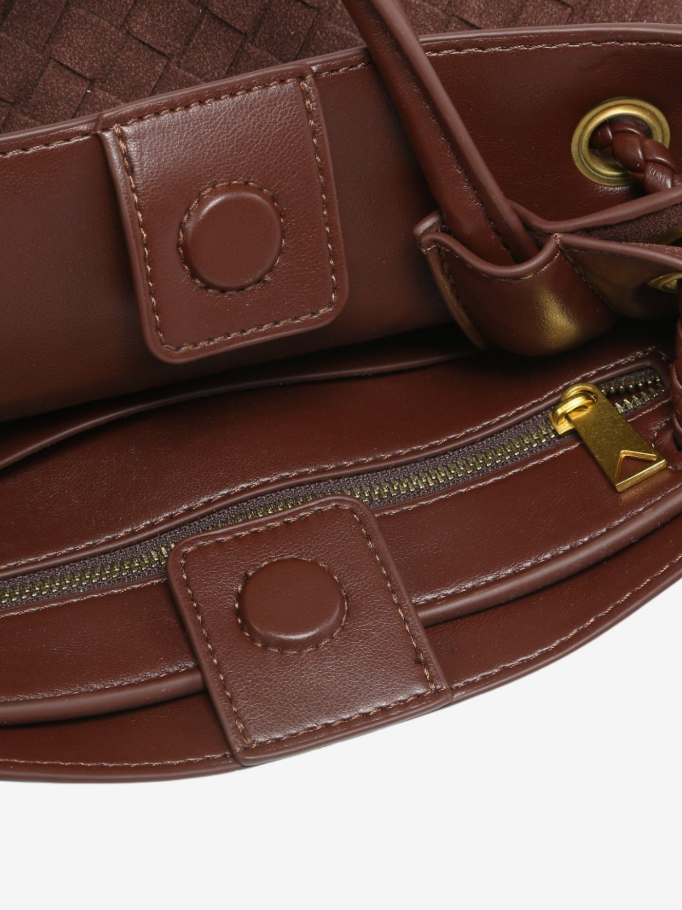 Malia - Compact Woven Crossbody Bag with Textured Design