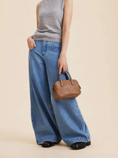 Eliza - Sleek Zip Square Handbag