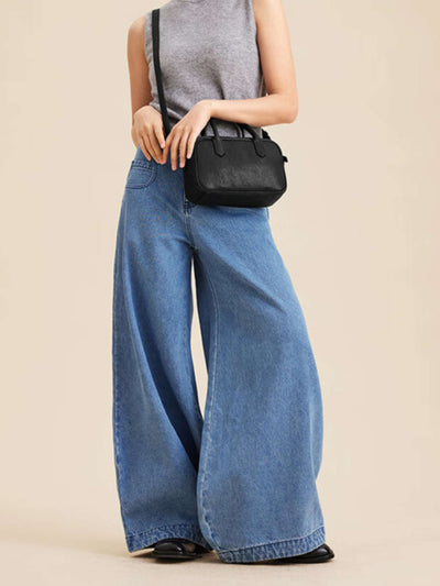 Eliza - Sleek Zip Square Handbag