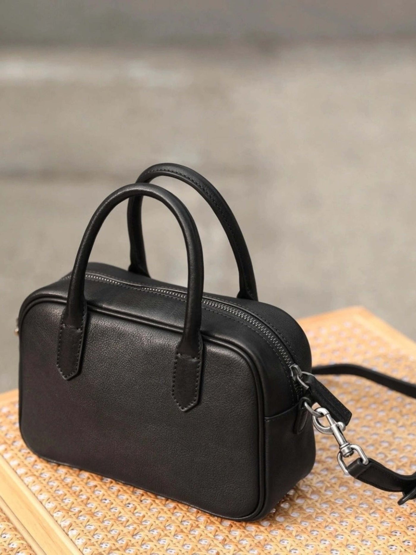 Eliza - Sleek Zip Square Handbag