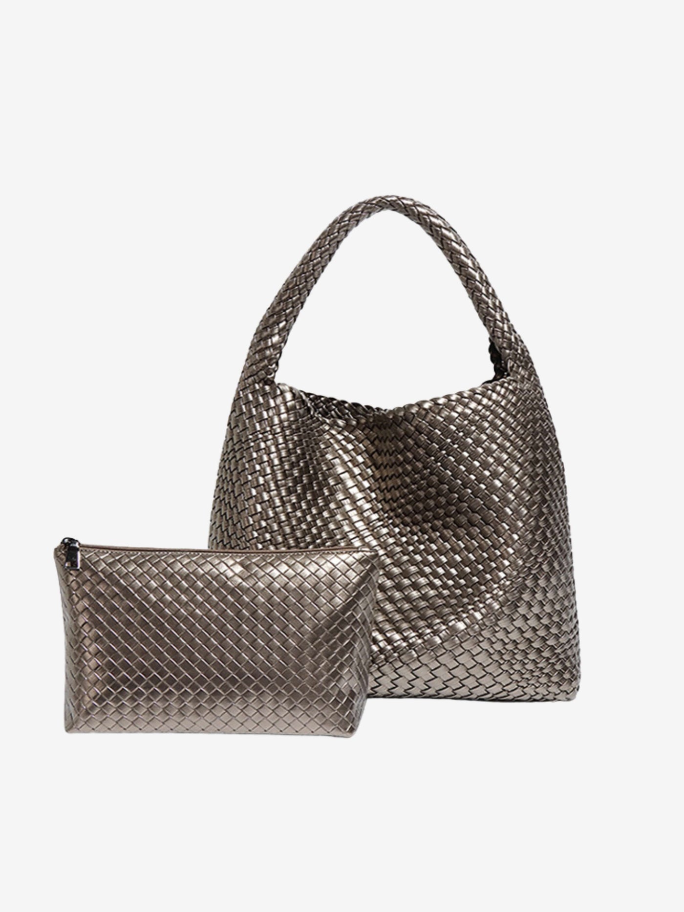 Luna - Stylish Oversized Woven Hobo Tote
