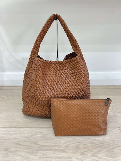 Luna - Stylish Oversized Woven Hobo Tote