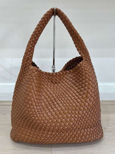 Luna - Stylish Oversized Woven Hobo Tote