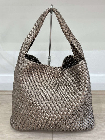 Luna - Stylish Oversized Woven Hobo Tote