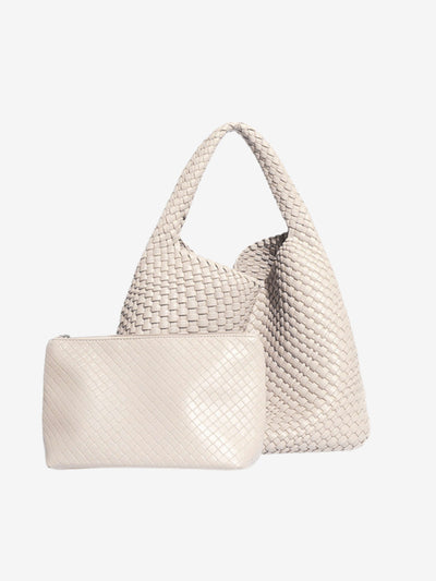 Luna - Stylish Oversized Woven Hobo Tote
