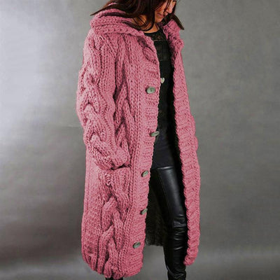 Karina - Elegant Cosy Coat with Tummy Coverage