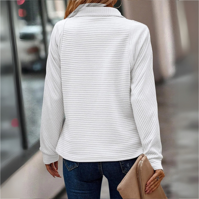 Abigail | Half-Zip Detail Sweater