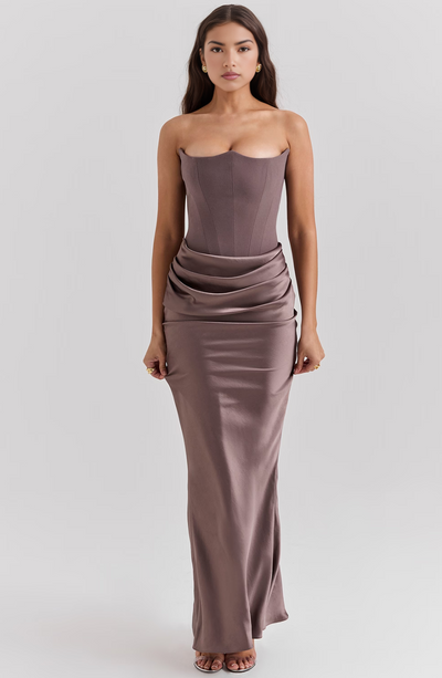 Eden | Polished Satin Gown