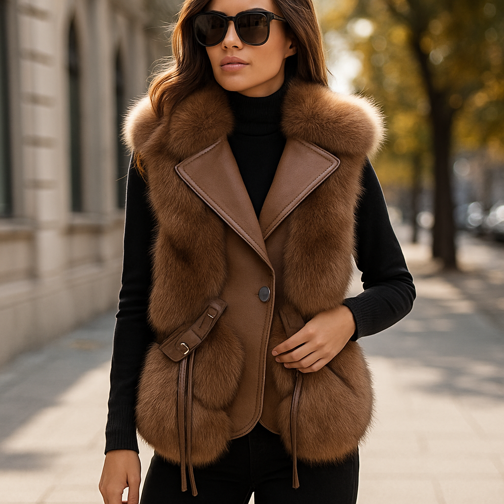 Tiphaine - Fur Gilet