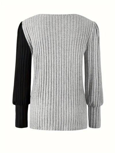 Claire - Relaxed Knit Long Sleeve Top