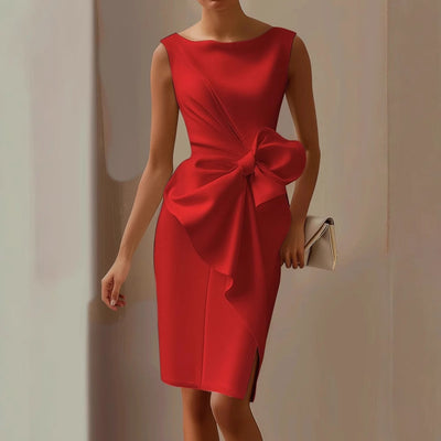 LENNYN – ELEGANT BOW-TIE DRESS