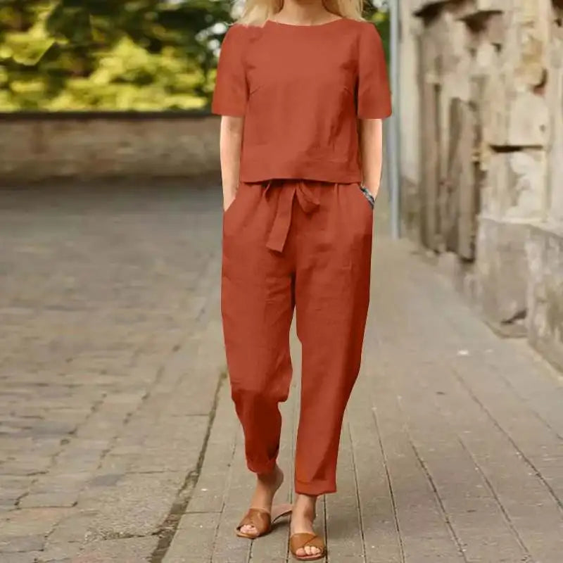 Lily - Two-Piece Linen Set