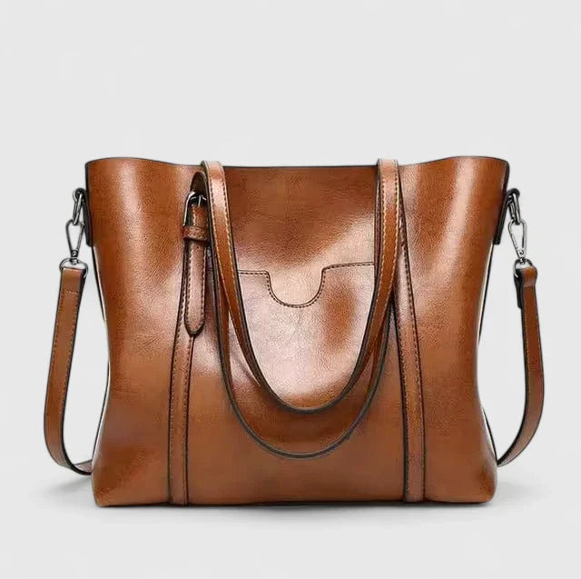Clara - Sleek Leather Shoulder Bag