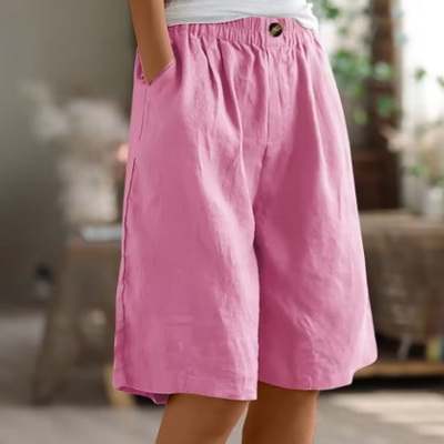 ZYLA – LINEN COMFORT RELAXED SHORTS