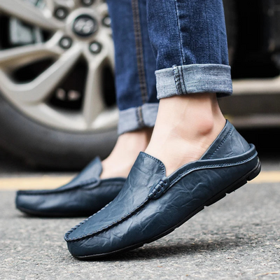 Effortless Elegance Leather Loafers