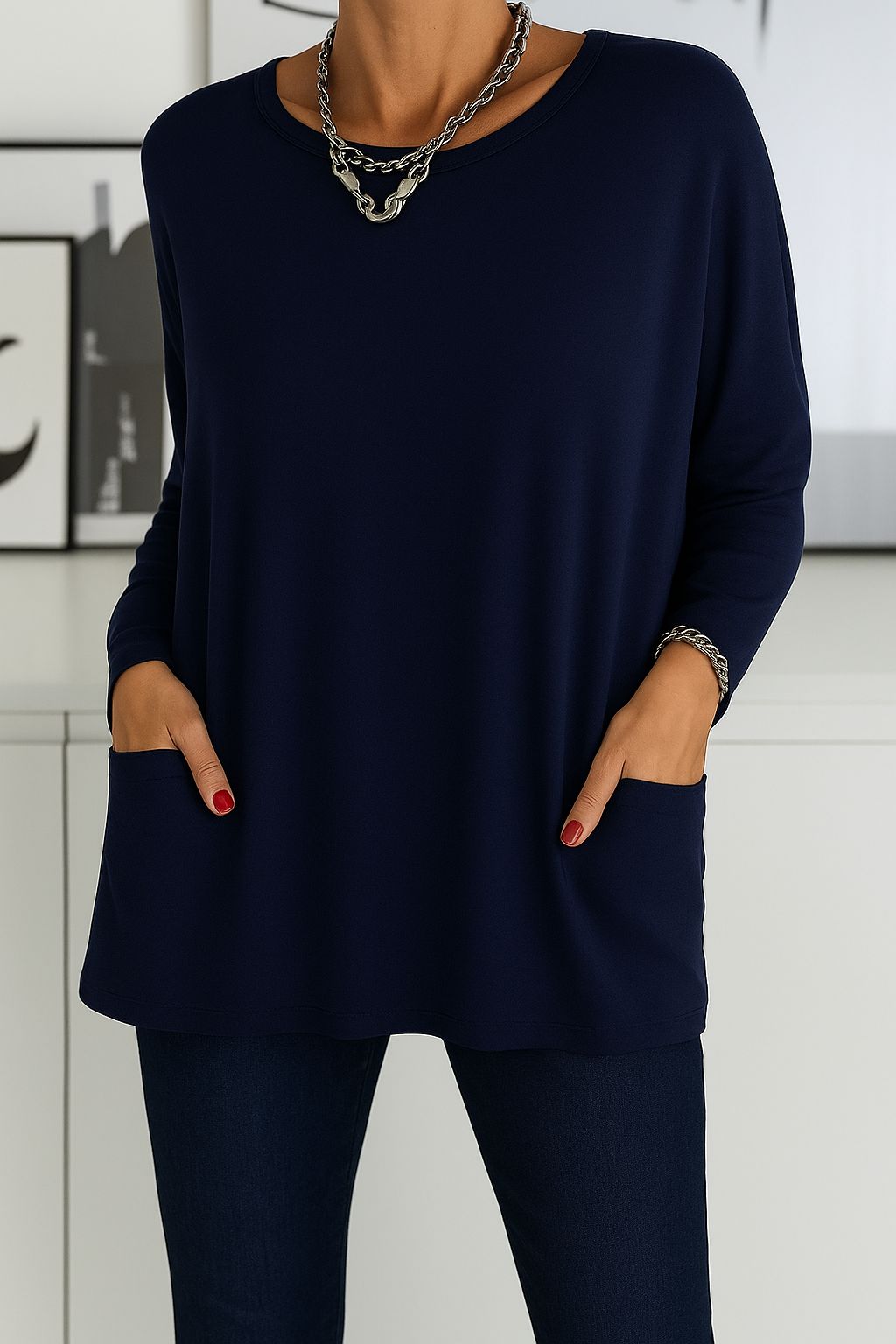Mia™ | Relaxed Knit Tunic