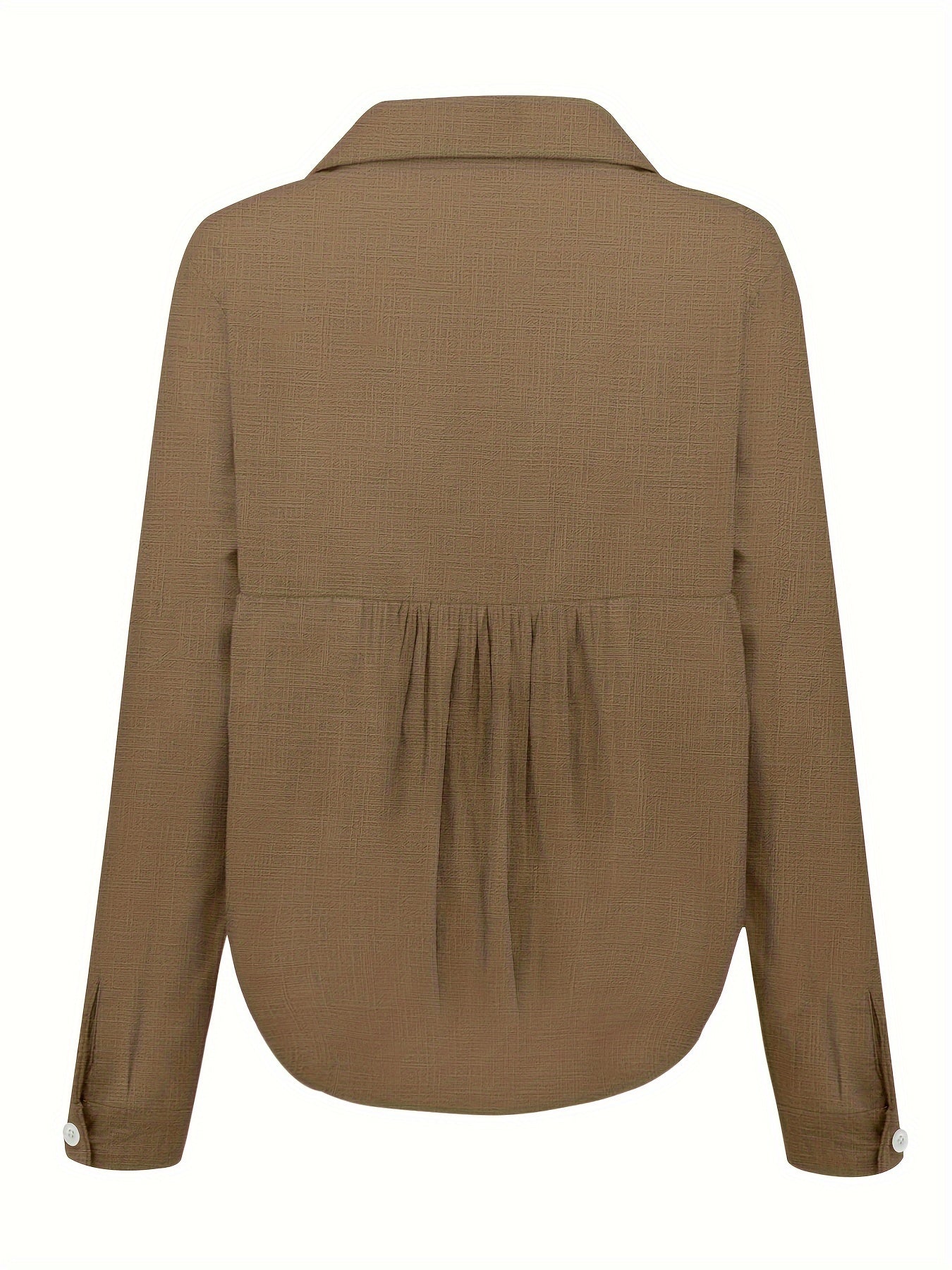 Evie – Long Sleeve Linen Shirt