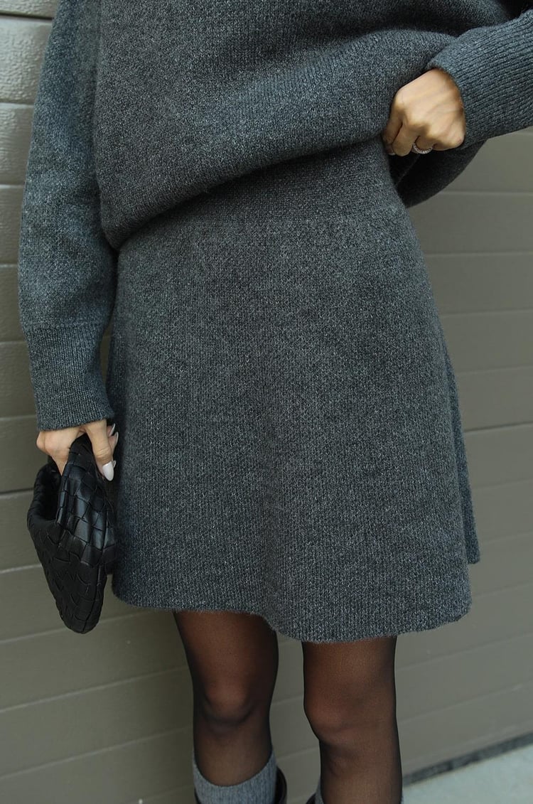 Elsie | Gebreide Set (top + rok)