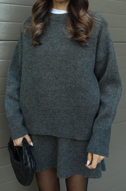 Elsie | Gebreide Set (top + rok)